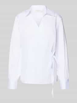 Christian Berg Woman Blouse in wikkellook met V-hals
