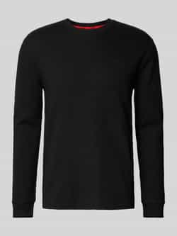 HUGO Shirt met lange mouwen en ronde hals model 'Austin'