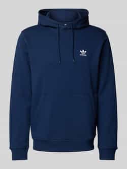 Adidas Originals Trefoil Essential Overhead Hoodie Navy- Heren Navy