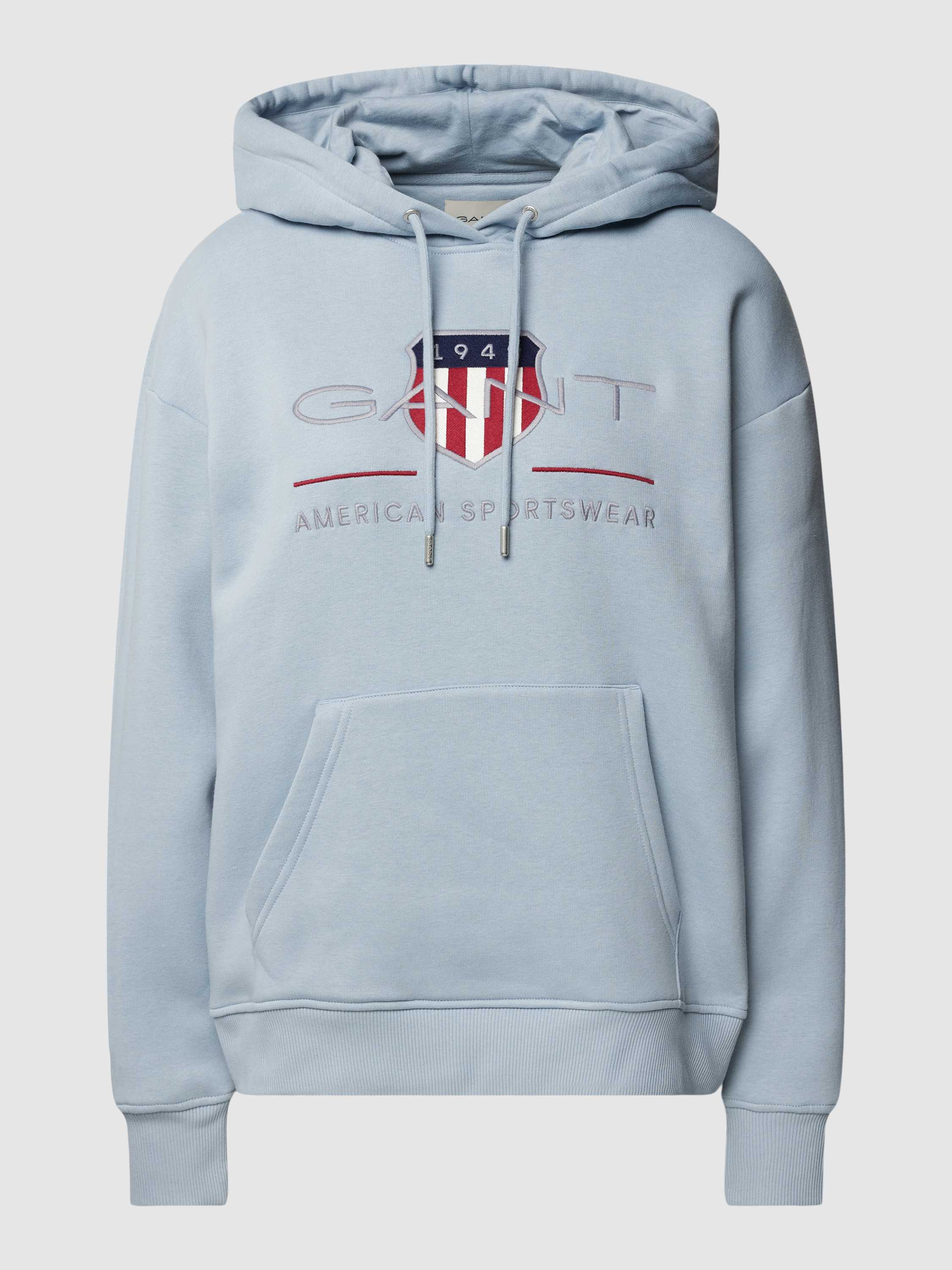 Gant Hoodie met labelstitching