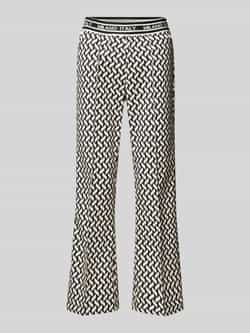 Milano italy Stoffen broek met elastische band