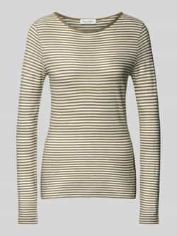 Marc O'Polo Regular fit shirt met lange mouwen van puur katoen met streepmotief