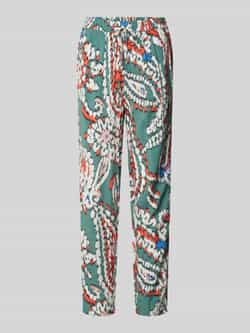 S.Oliver RED LABEL Stoffen broek met all-over motief