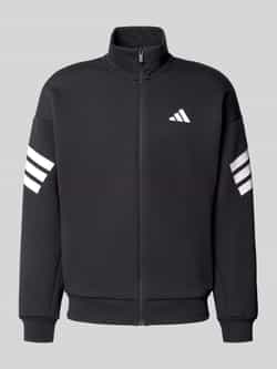Adidas Sportswear Regular fit sweatjack met opstaande kraag