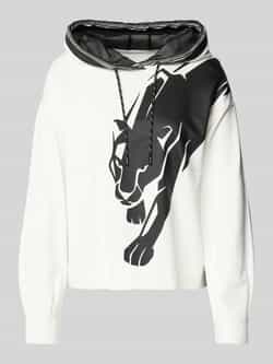 Marc Cain Hoodie met motiefprint