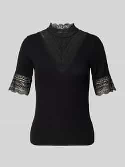 Only Kanten shirt ONLTILDE HIGHNECK S S TOP JRS NOOS