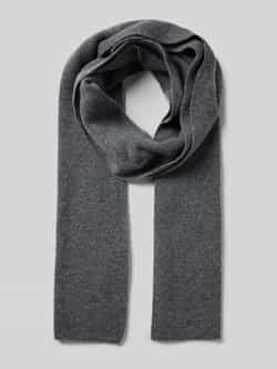 Knowledge Cotton Apparel Wollen sjaal met labeldetail