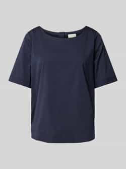 Milano italy Regular fit blouseshirt met ronde hals