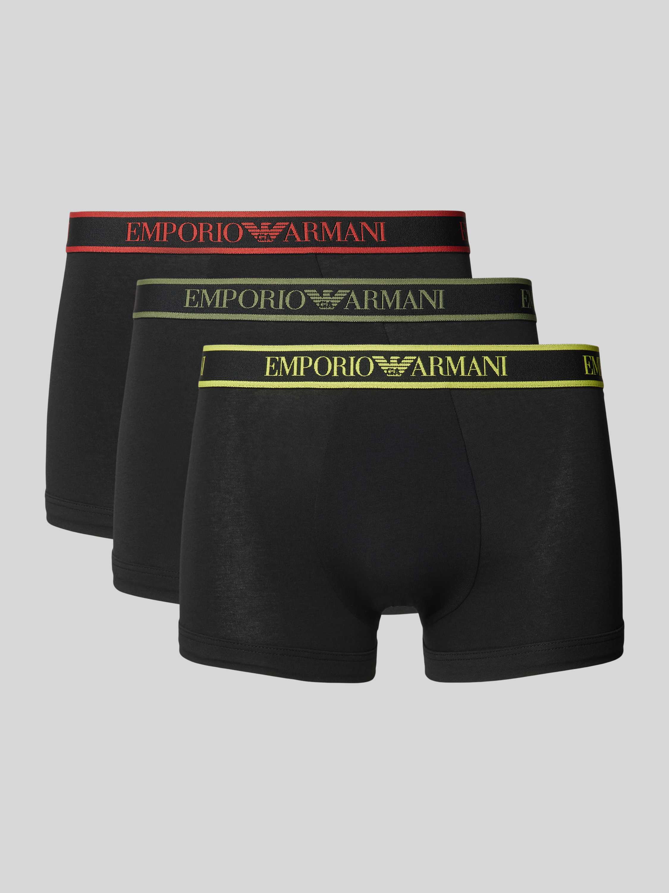 Emporio Armani Boxershort met elastische band in een set van 3 stuks