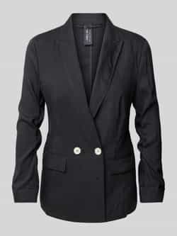 Marc Cain Linnen blazer met reverskraag