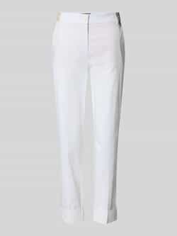 Marc Cain Regular fit broek met verkorte pasvorm en steekzakken