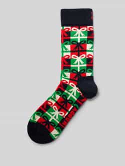 Happy Socks Sokken met labelstitching model 'Multi Color Gift'