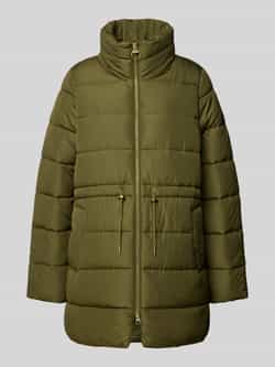 Barbour Gewatteerde lange jas met opstaande kraag model 'MANNING'