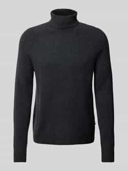 CK Calvin Klein Gebreide pullover van wol met labeldetail
