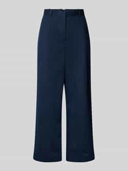 Tommy Hilfiger Wijde broek van een mix van katoen en lyocell