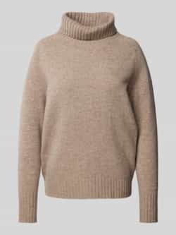 FYNCH-HATTON Merinowol Coltrui Sweater Brown Dames