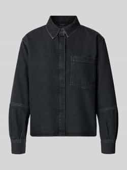 Opus Overhemdblouse in denimlook model 'Femori'