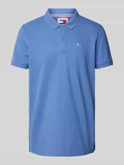 TOMMY JEANS Heren Polo's & T-shirts Tjm Slim Placket Polo Blauw