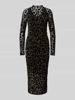 Marc Cain Midi-jurk met all-over dierenprint