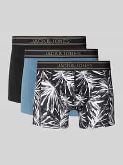 Jack & jones Boxershort met elastische band met label in een set van 3 stuks model 'RICHARD'