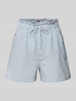Tommy Jeans Regular fit korte paperbagbroek van een mix van katoen en linnen