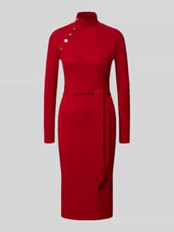 Lauren Ralph Lauren Midi-jurk met strikceintuur model 'VAHANT'