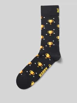 Happy Socks Sokken met motiefstitching model 'YOU WIN'