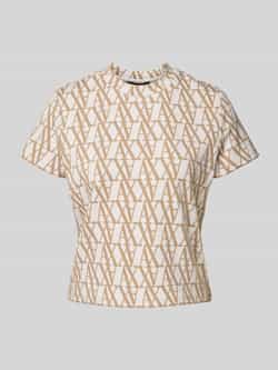 Armani Exchange Gebreide pullover met geribde ronde hals