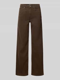 Only Wide leg jeans van katoenmix model 'MADISON'