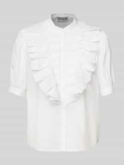 Essentiel Antwerp Regular fit blouse met opstaande kraag model 'Hamadeus'