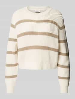 Noisy May Gebreide pullover met ribboorden
