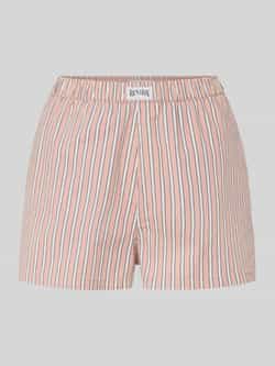 Review Korte broek met labeldetail