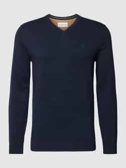 Tom Tailor Gebreide pullover met V-hals