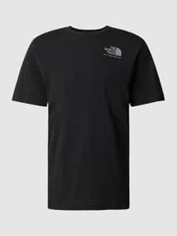 The North Face Heren Zwart Logo Print T-Shirt Black Heren