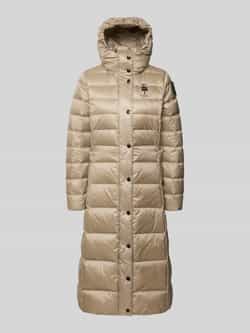 Blauer Usa Gewatteerde lange jas met capuchon model 'ANITA'