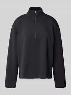 adidas Sportswear Sweatshirt met opstaande kraag en ritssluiting