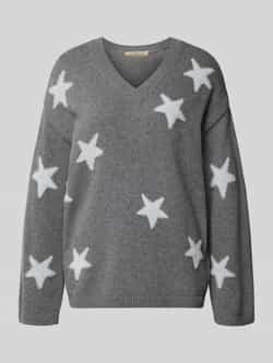 Smith and Soul Loose fit gebreide pullover met kasjmier