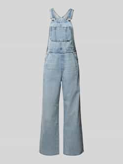 G-Star RAW high waist straight fit tuinbroek sun faded cloudburst