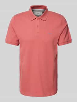 S.Oliver RED LABEL Regular fit poloshirt van puur katoen met labelstitching