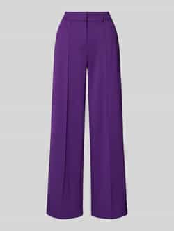 Ichi Stoffen broek met vaste persplooien model 'KATE'