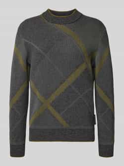 Marc O'Polo Regular fit gebreide pullover van een mix van katoen en wol