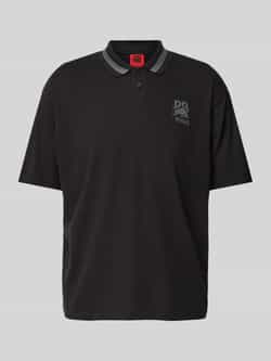 HUGO Poloshirt met labelprint model 'Dodac'