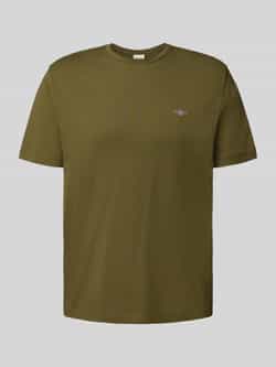 Gant Regular fit T-shirt met labelstitching