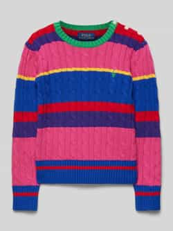 Polo Ralph Lauren Kids Gebreide pullover met kabelpatroon