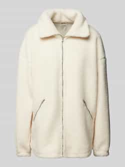 Aim'n Almond White Pile Jacket Beige Dames