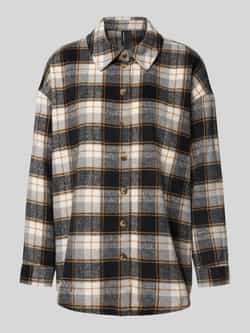 Vero Moda Regular fit overhemdblouse met ruitmotief model 'NAYA'