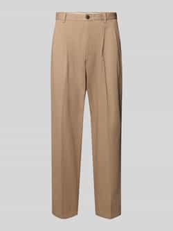 Tommy Hilfiger Wide fit broek van puur katoen model 'MURRAY'