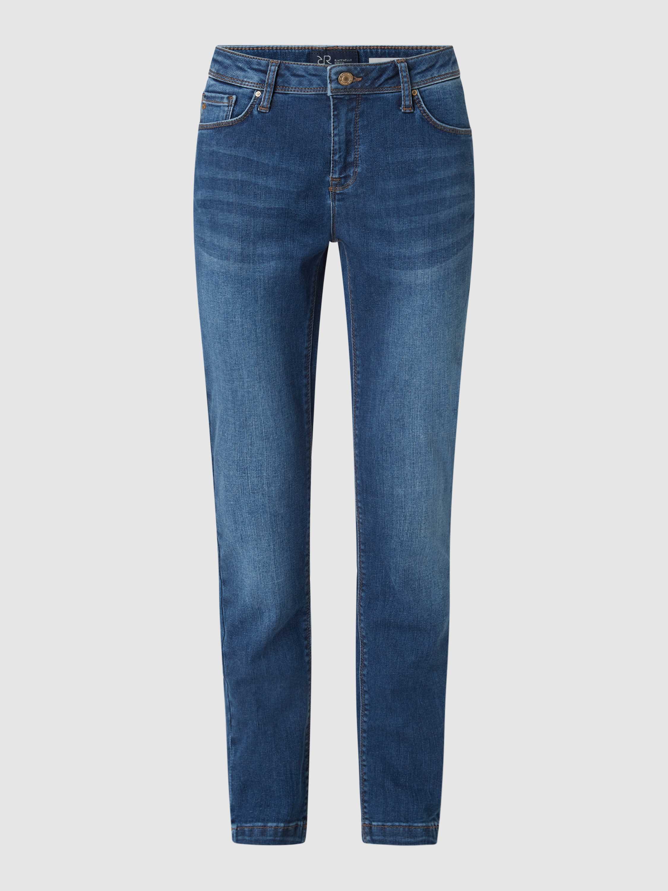 RAFFAELLO ROSSI Jeans met labelpatch model 'Vic'