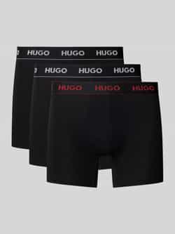 HUGO underwear Trunk BOXERBR TRIPLE met hugo logo-boord (set 3 stuks)