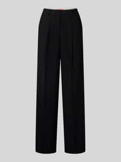 JJXX Wide fit stoffen broek met viscose model 'Ellis'